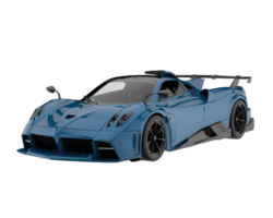 Sport car isolated on transparent background. 3d rendering - illustration png