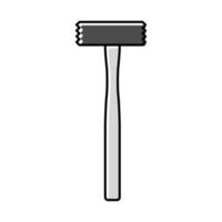 bushing hammer tool color icon vector illustration