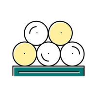 paper rolls product color icon vector illustration