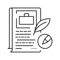 storytelling writing line icon vector illustration