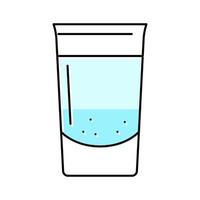 vodka beverage drink color icon vector illustration