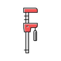 parallel clamp color icon vector illustration