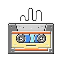 tape with music color icon vector illustration