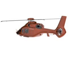 Helicopter isolated on transparent background. 3d rendering - illustration png