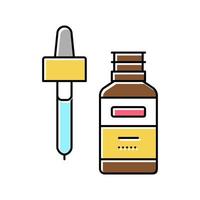 essential phytotherapy color icon vector illustration