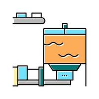 blow tank color icon vector illustration