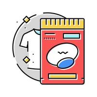 stain remover detergent color icon vector illustration