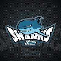 Logo template with Shark head. EPS 10 vector graphics