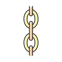 trace chain color icon vector illustration