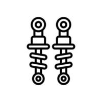 shock absorber icon for your website, mobile, presentation, and logo design. vector