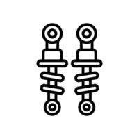 shock absorber icon for your website, mobile, presentation, and logo design. vector