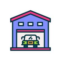 garage icon for your website, mobile, presentation, and logo design. vector