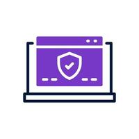 cyber security icon for your website, mobile, presentation, and logo design. vector