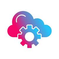 Cloud Computing Vector Icon