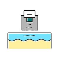 washing machine color icon vector illustration