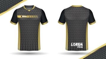 Soccer jersey design for sublimation, sport t shirt design vector