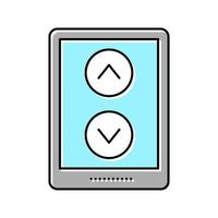 screen scroll color icon vector illustration