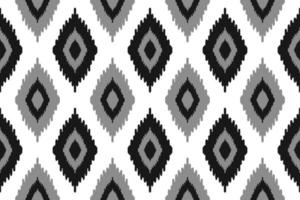 Abstract ethnic pattern art. Ikat seamless pattern traditional. American, Mexican style. vector