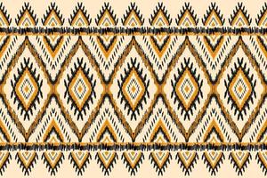 Carpet ethnic tribal pattern art. Ethnic ikat seamless pattern. American, Mexican style. vector