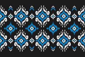 Carpet ethnic tribal pattern art. Ethnic ikat seamless pattern. American, Mexican style. vector