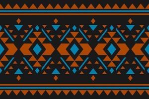 Carpet tribal pattern art. Geometric ethnic seamless pattern traditional. Aztec ethnic ornament print. Mexican style. vector