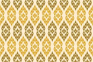 Ethnic ikat seamless pattern in tribal. Aztec geometric ethnic ornament print. Ikat pattern style. vector