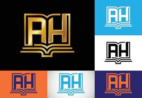 Initial Letter A H Logo Design Vector. Graphic Alphabet Symbol For Corporate Business Identity vector