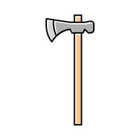 tomahawk weapon color icon vector illustration