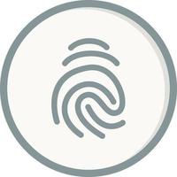 Fingerprint Vector Icon