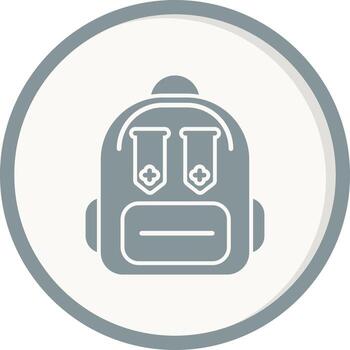 icono de vector de mochila
