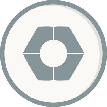 icono de vector de tuerca