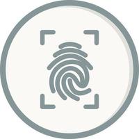 Fingerprint Vector Icon