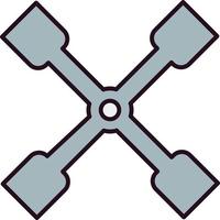 Lug Wrench Vector Icon