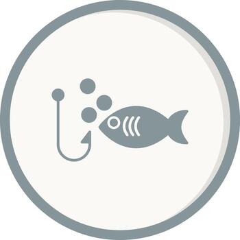 icono de vector de anzuelo