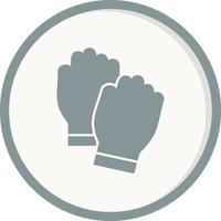 Hand gloves Vector Icon