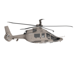 Helicopter isolated on transparent background. 3d rendering - illustration png