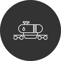 Oil Tank Vector Icon