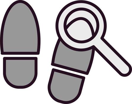 Trace Vector Icon