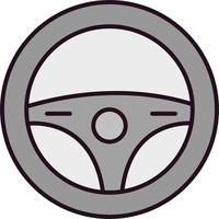 Steering Wheel Vector Icon