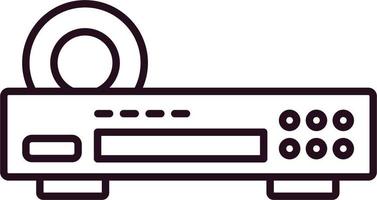 Dvd player Vector Icon