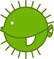 Puffer Fish Vector Icon