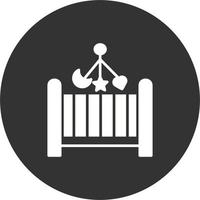 Baby crib Vector Icon