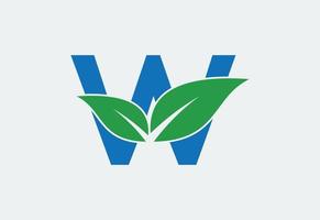 plantilla de diseño de logotipo de letra w, ilustración vectorial vector