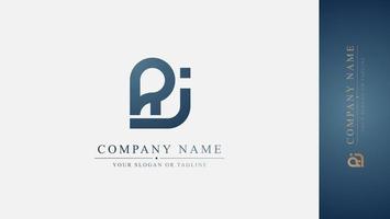 The Power of Typography A Bold Initial Logo vector