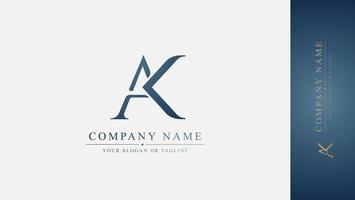 The Power of Typography A Bold Initial Logo vector