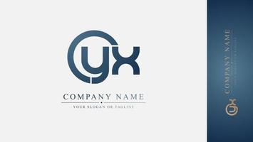 The Power of Typography A Bold Initial Logo vector