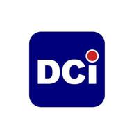 monograma de letras iniciales del nombre de la empresa dci. icono de marca dci. vector