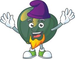 Acorn squash cartoon character style vector