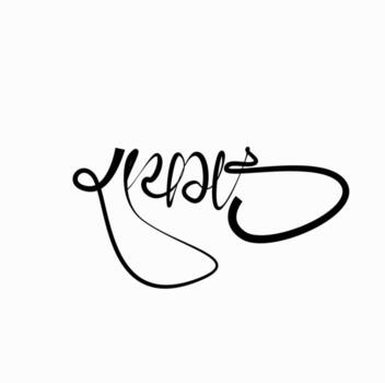 Raigad written in devanagari script. vector