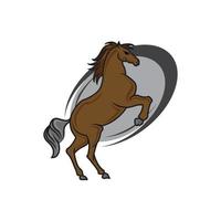 horse standing on three paws Icon, horse standing on three paws Icon Eps10 vector